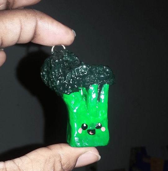 Image of Kawaii Broccoli Charm