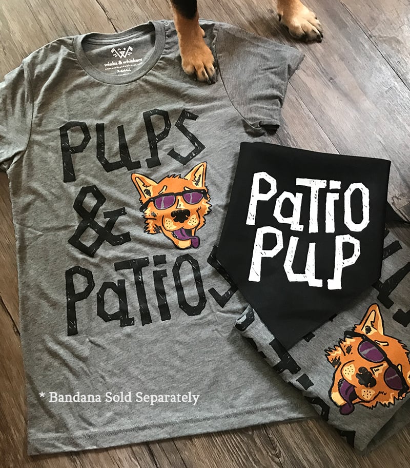 Image of Pups & Patios Tee