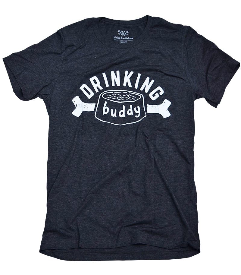 Image of Drinking Buddy Tee - Heather Graphite