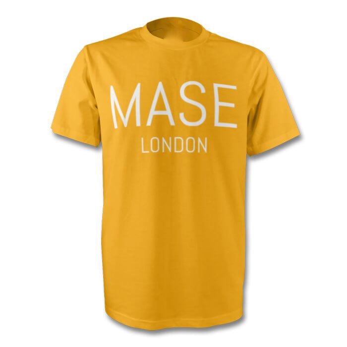 Image of Gold 'MASE LONDON' T-Shirt