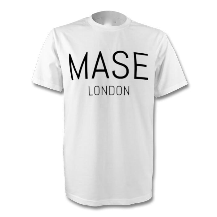 Image of White 'MASE LONDON' T-Shirt