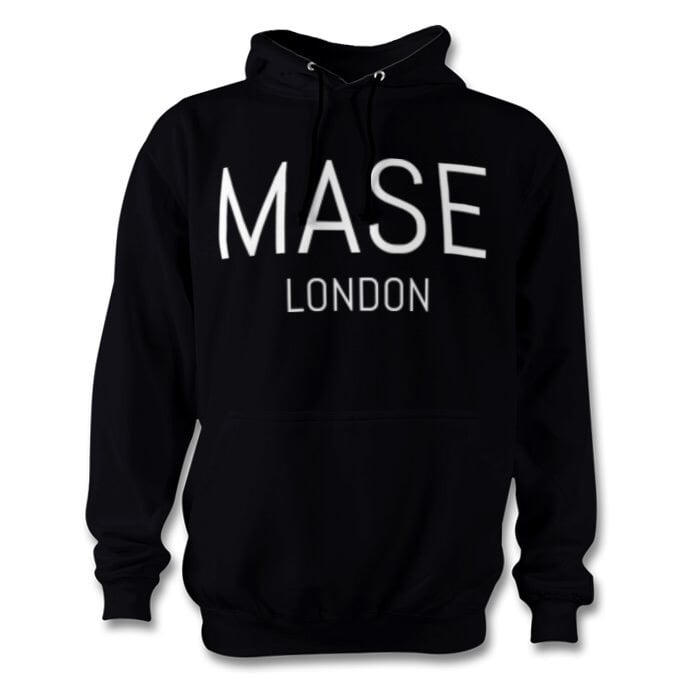 Image of Black 'MASE LONDON' Hoodie