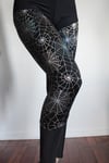 Holographic SpiderWeb leggings 