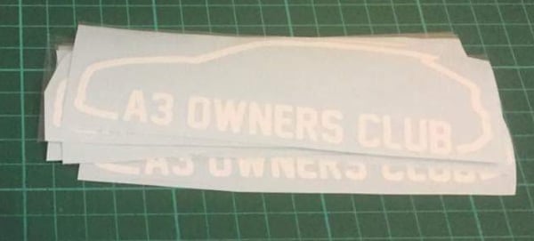 Image of Audi A3 S3 RS3 8V sticker 