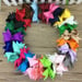 Image of 4.5 Inch Pinwheel Stacked Bow Clips