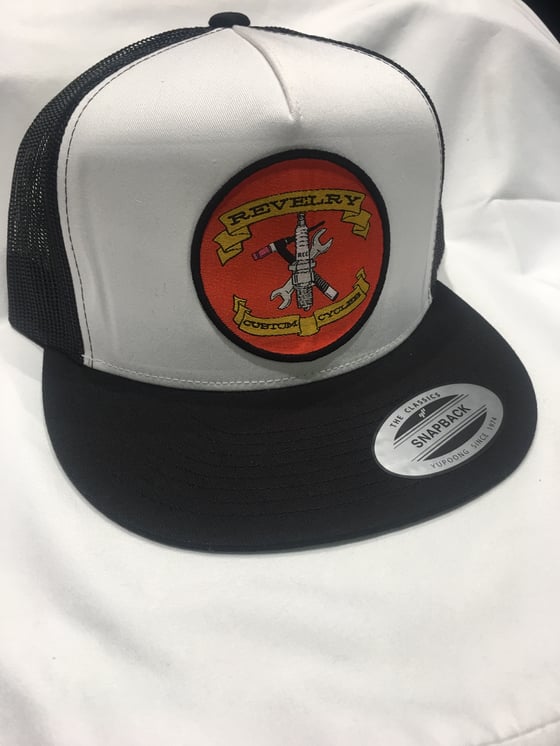 Image of Black/White patch hat