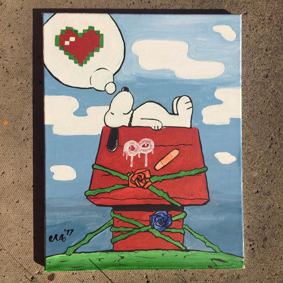 Image of SNOOPY IN LOVE