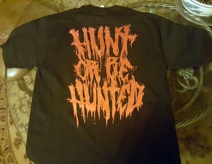 Image of T-Shirt | "Hunt Or Be Hunted ૐ 3rd Eye Lion" Artwork