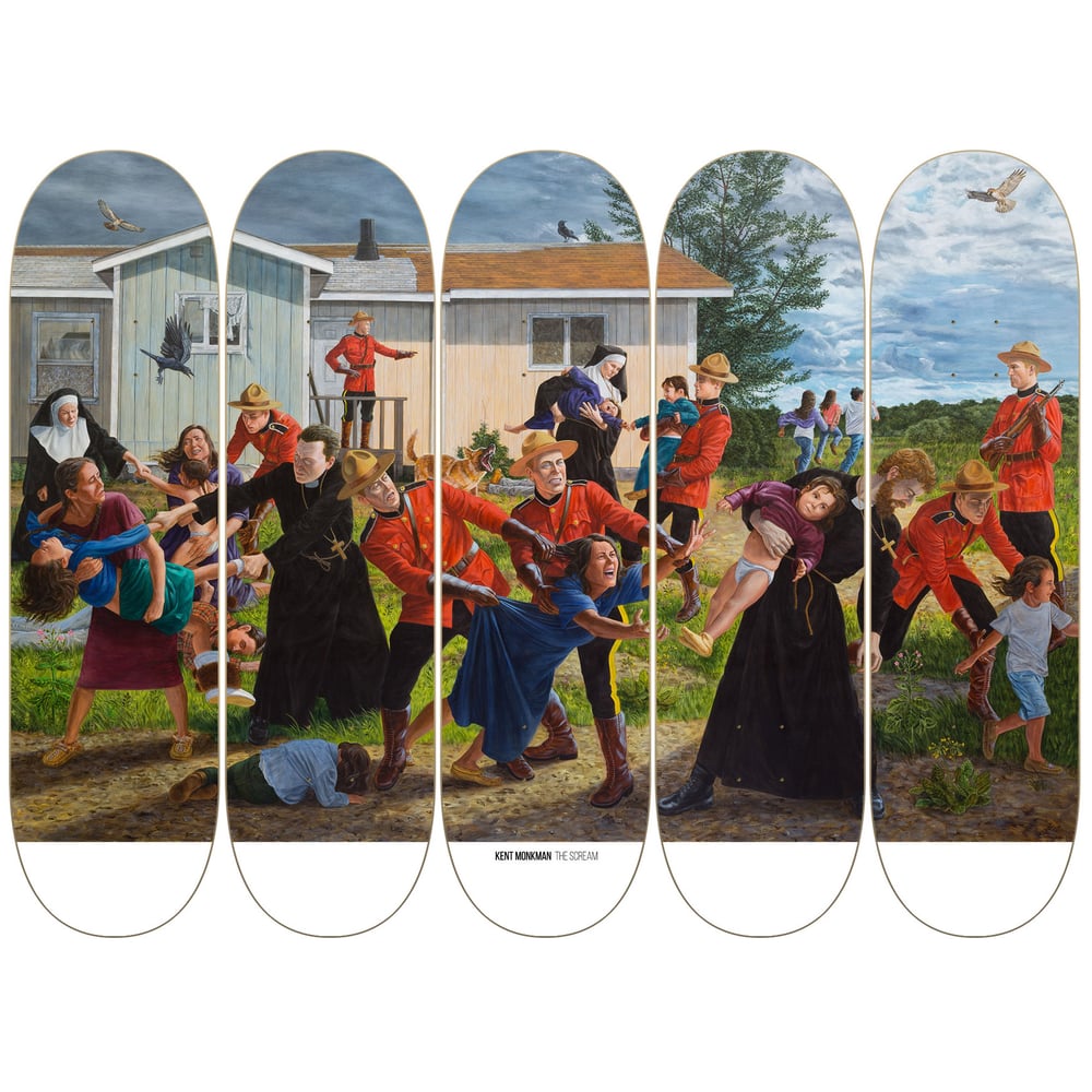 Kent Monkman "The Scream" board set