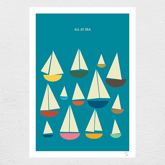 Image of All at Sea Print