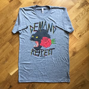 Image of The "Demand Respect" Tee Version 1 in Gray Triblend