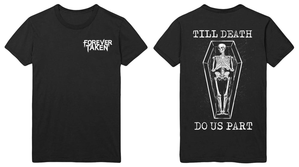 Image of "Till Death Do Us Part" Black T-Shirt 