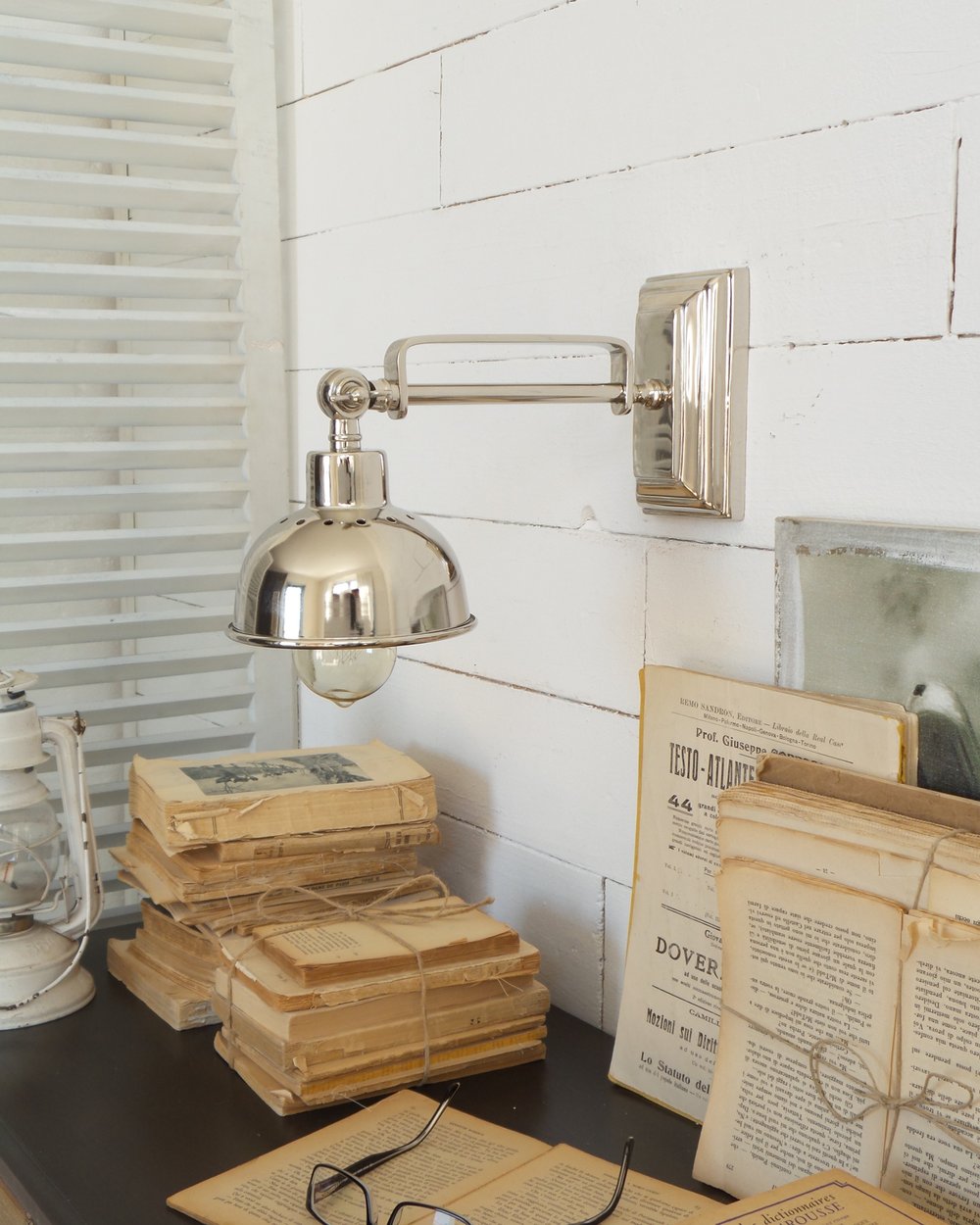 Image of Applique Plaza finitura Vintage chrome