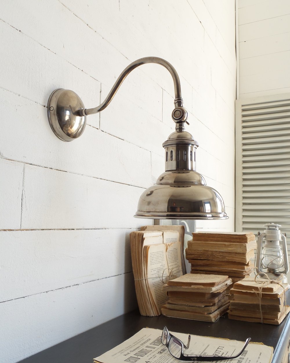 Image of Applique old style finitura vintage silver antique