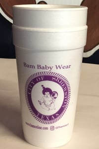 Image of Collector's Double Cup Styrofoam "Skrewston Texas"  Bam Baby Wear  Cup