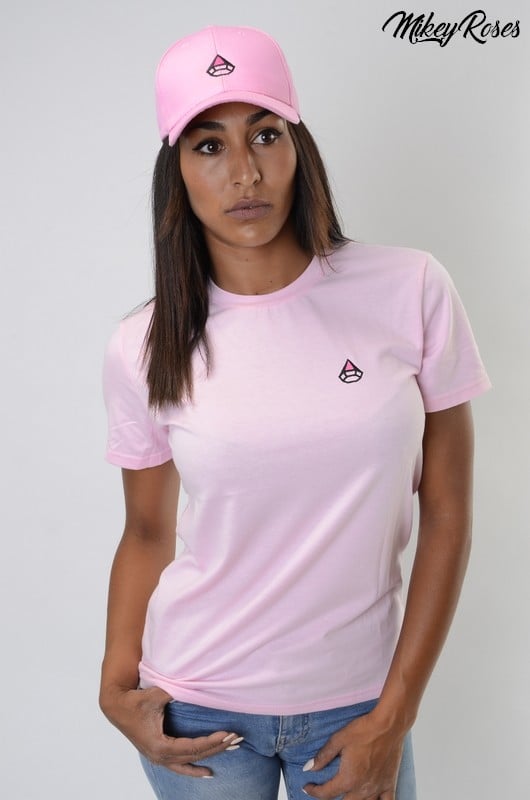 Image of T-shirt Diamond Mikey Roses Small pink