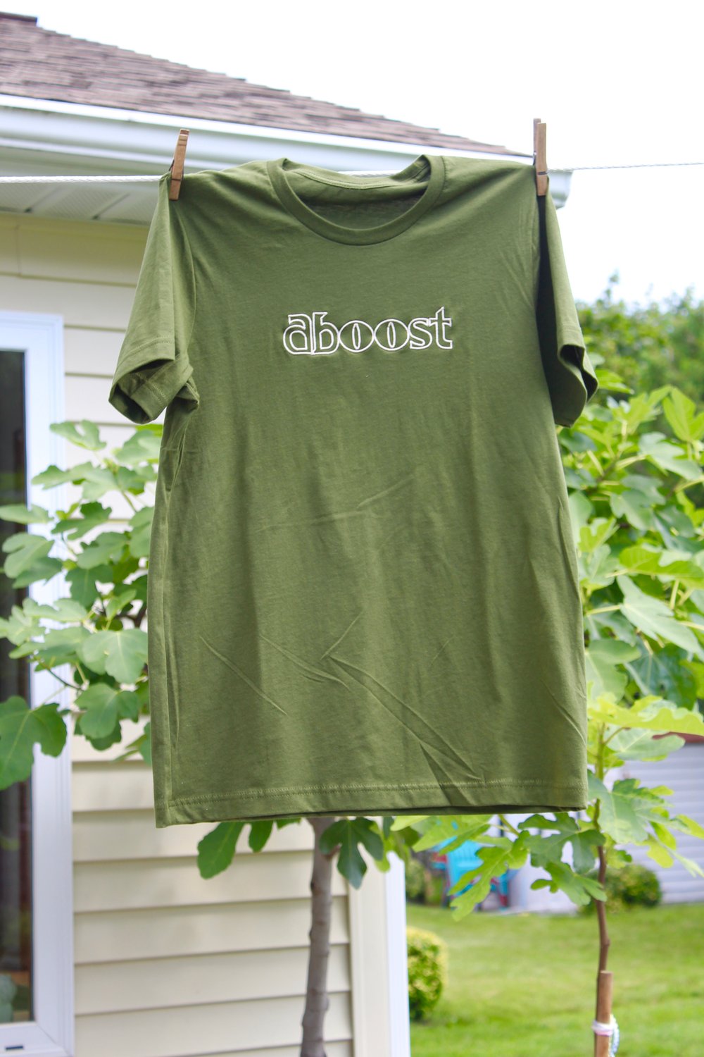 Image of ABOOST LOGO TEE - OLIVE