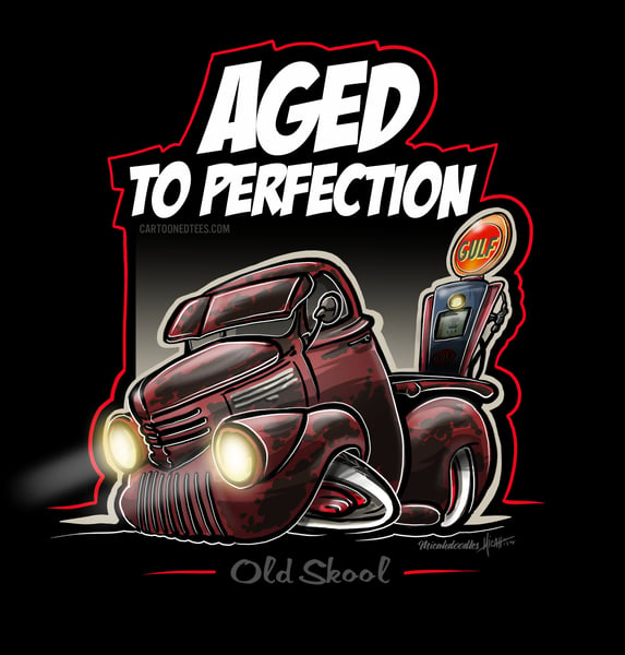 Image of Aged to Perfection Pick'em up Truck Mancave Banner