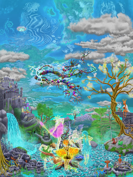 Image of "Fairy Festivals" Signed tapestries