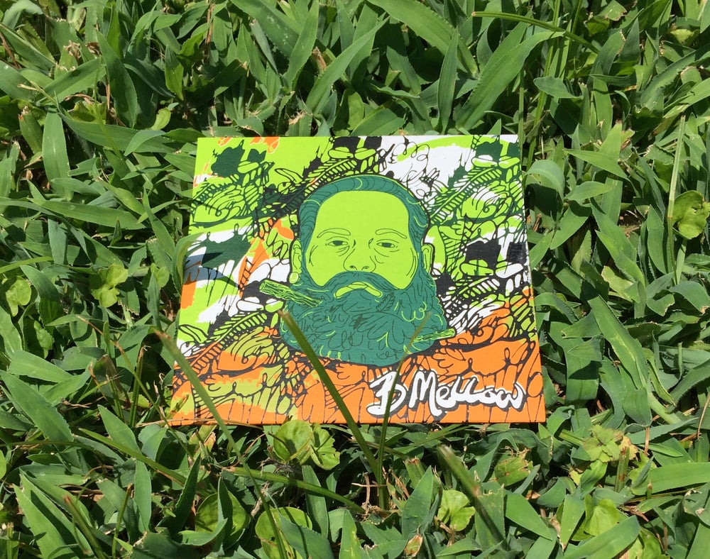 Image of BeeF-"B Mellow" Limited Edition ScreenPrinted Cover CD