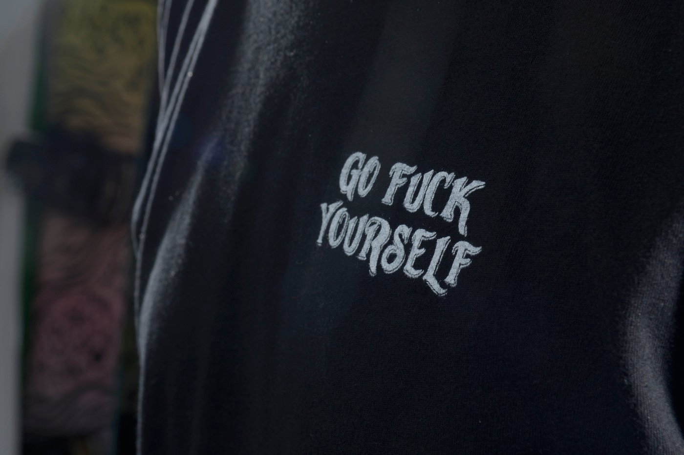 Image of Go Fuck Yourself Chest Print T-shirt