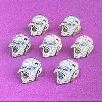 Image 2 of 'Grand High Bitch' witchy enamel pin - spooky - witches - glitter pin - lapel pin badge