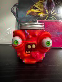 Image 1 of Toxic Stash Jar Orange/Blue