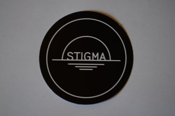 Image of Black Stigma Sticker (paper backed)