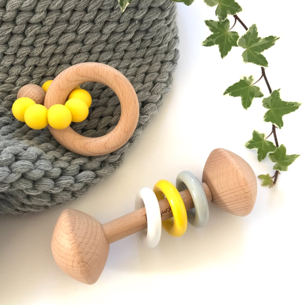 Image of Custom wooden rattle