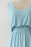 Image of SOLD Slouchy 80s Aquamarine Tank Dress