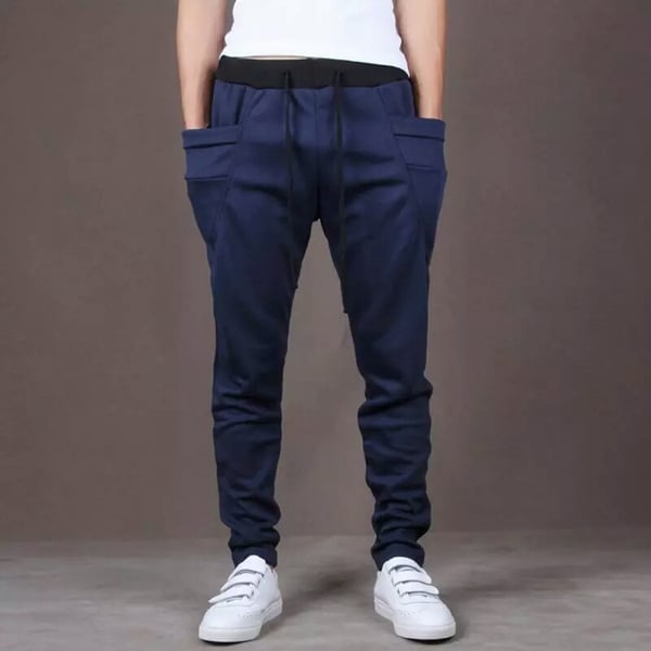 Image of Navy Blue Joggers