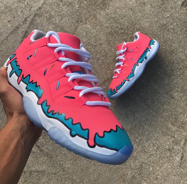 Image of "Simpsons Donut" Air Jordan Retro 11 Low