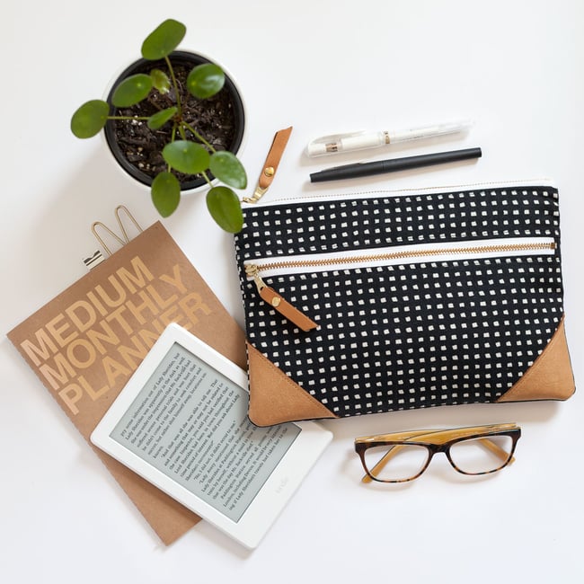 The Double Zip Pouch