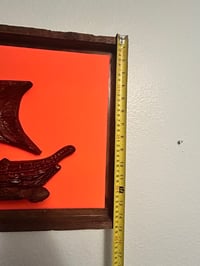 Image 5 of Witco Inspired Polynesian Outrigger Canoe Wall Art | Mid Century Tiki Decor | 