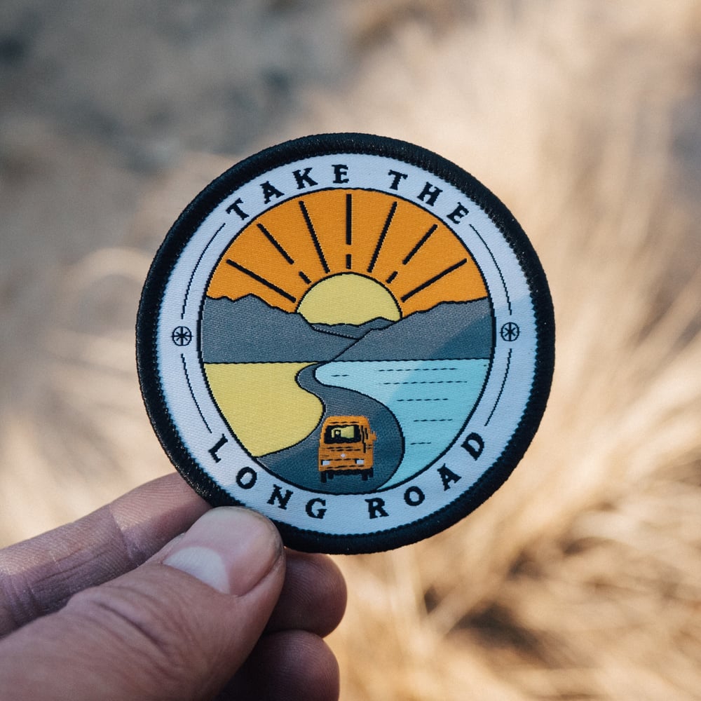 Image of Take The Long Road - Embroidered Patch