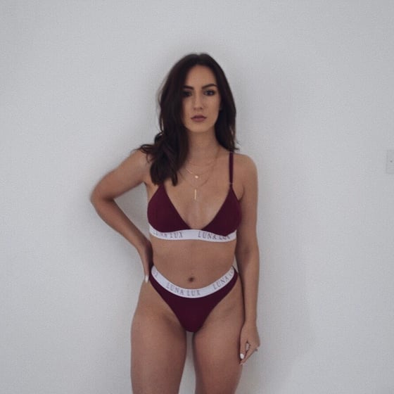 Image of LUNA LUX LOUNGE - Wine Bra