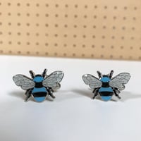 Image 4 of Enamel Bee Manchester Bee Cufflink Set - Available in 4 colours