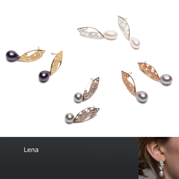Image of Lena (2017) ~ Filigree earrings