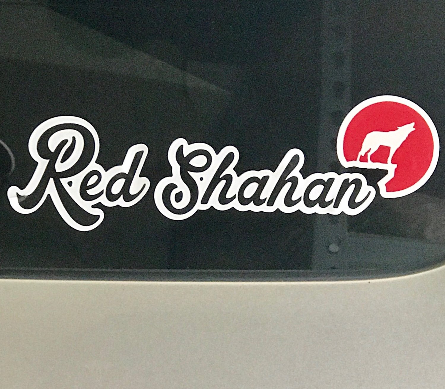 Image of Red Shahan Sticker