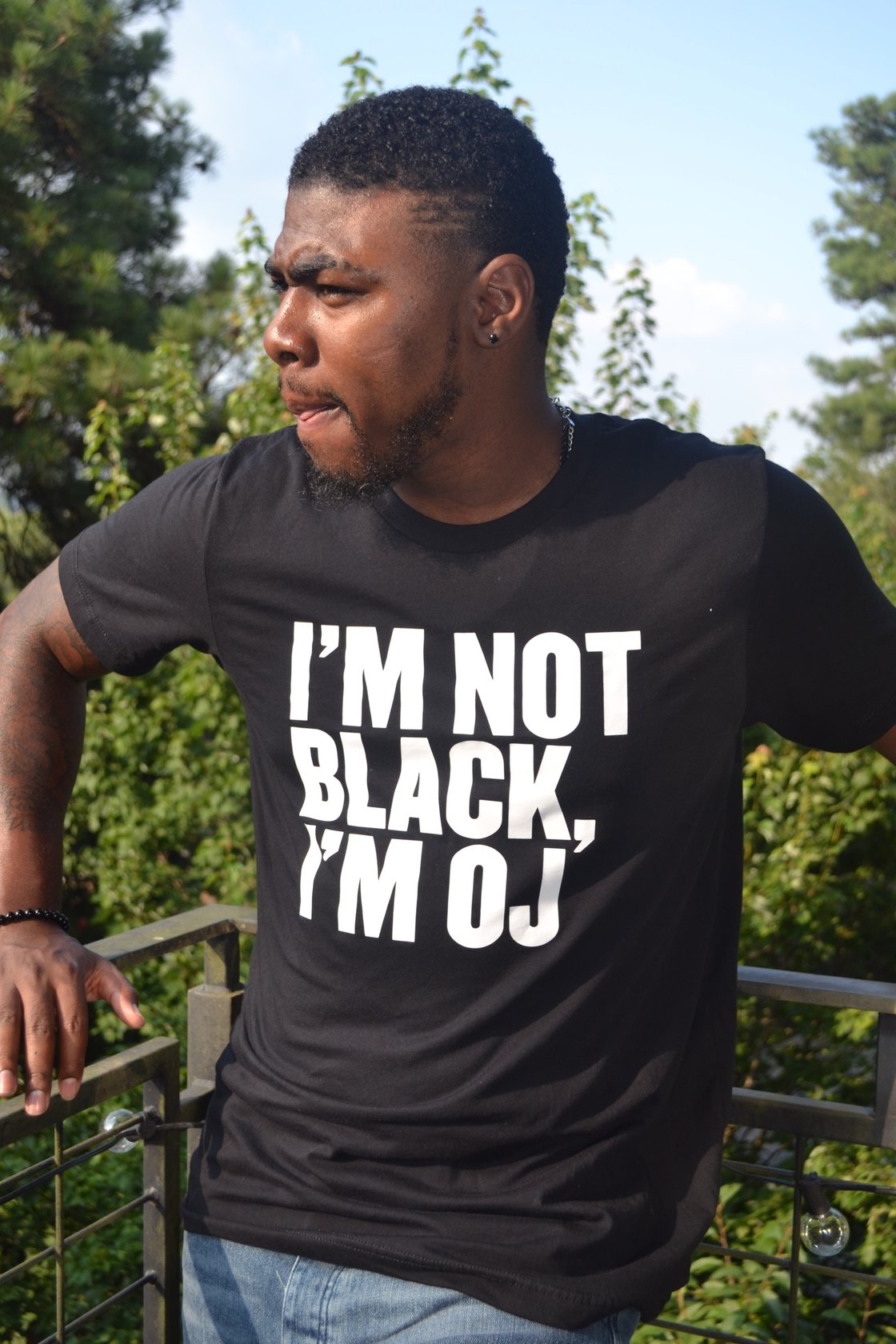 Image of "I'm Not Black, I'm OJ" Mens Tee - PREORDER