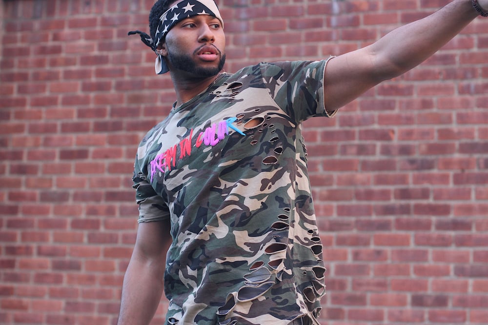 Image of #DreamInColor "Cold War" Camo Tee **LIMITED EDITION**