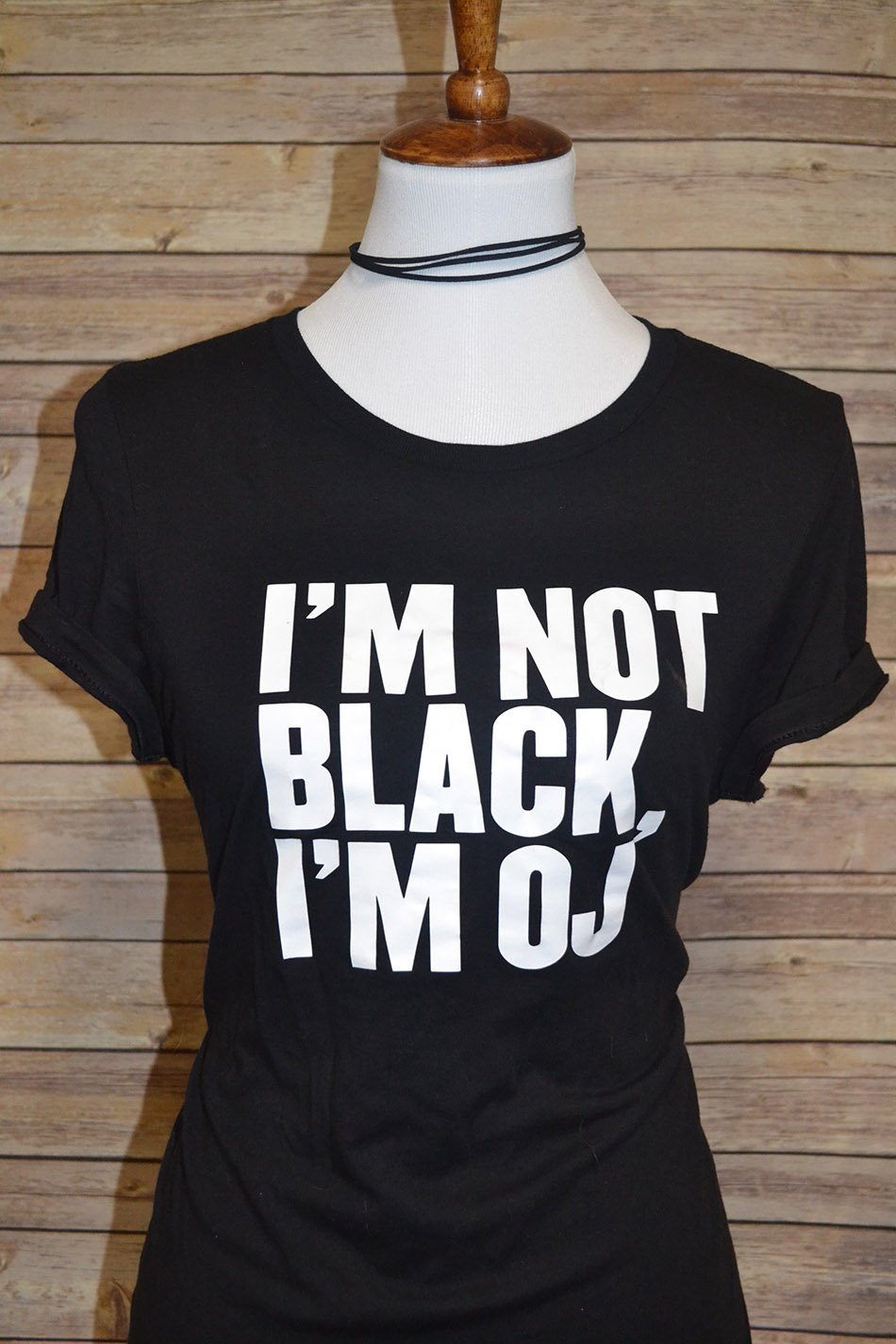 Image of "I'm not black, I'm OJ" Women's Tee - PREORDER