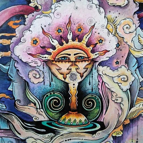 Image of "Ace of Cups" Watercolor/print