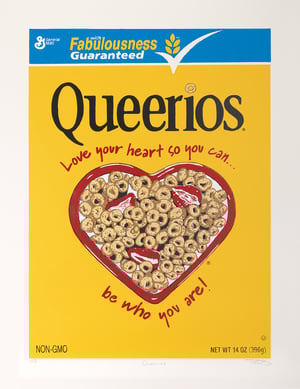 Image of "Queerios" 20" x 26" Limited Edition Serigraph