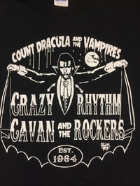 Image 1 of MENS "COUNT DRACULA" CRAZY CAVAN T - SHIRT -  IN STOCK