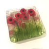Poppy Art Coasters