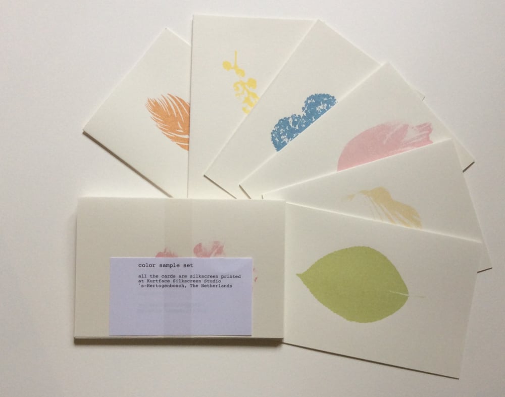 Image of Plant based non-toxic ink silkscreen samples