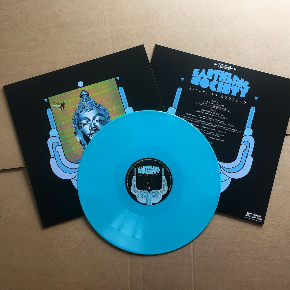 EARTHLING SOCIETY 'Ascent To Godhead' Blue Vinyl LP