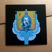 Image 2 of EARTHLING SOCIETY 'Ascent To Godhead' Blue Vinyl LP & Bonus CD