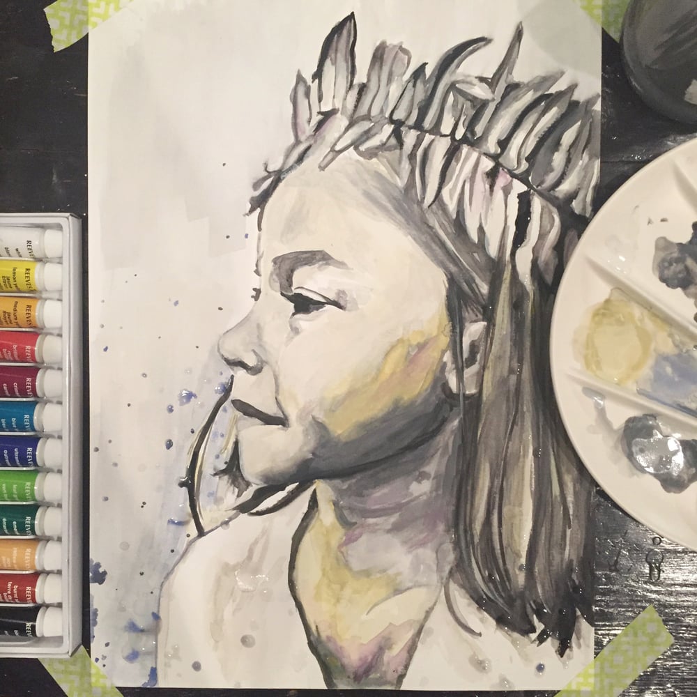 Image of Golden portrait 